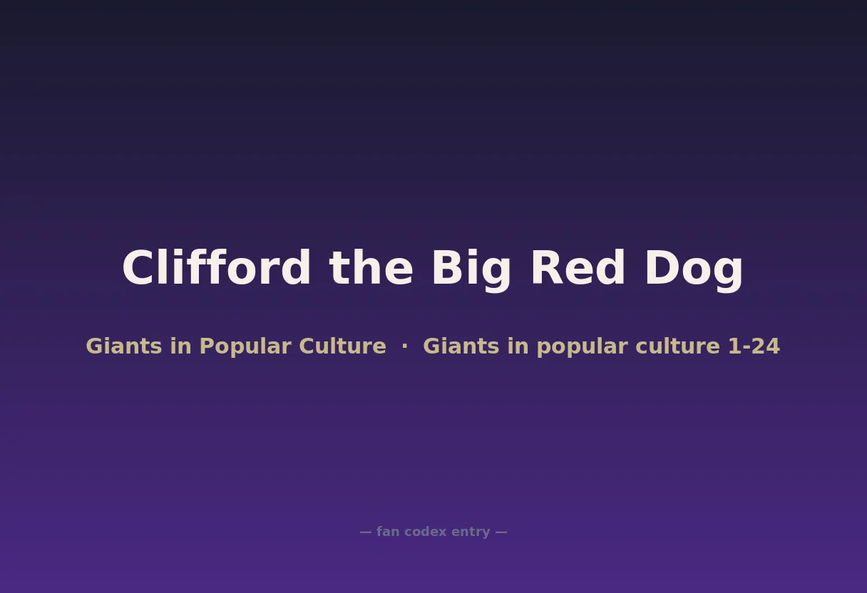 Clifford the Big Red Dog